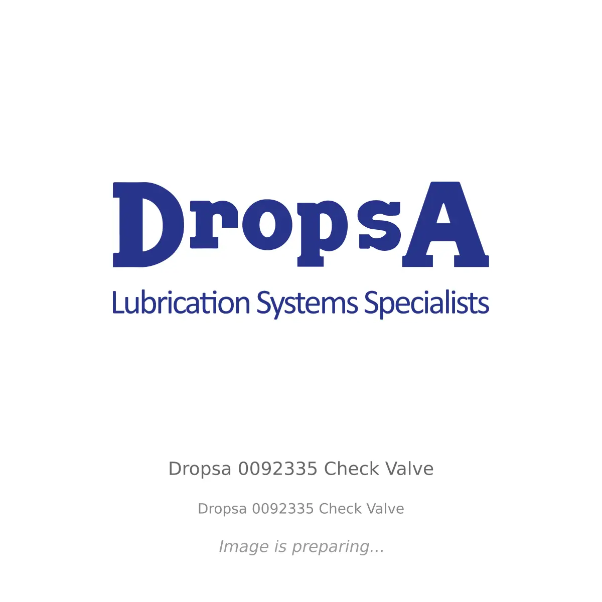 Dropsa Dropsa 0092335 Check Valve - Dropsa 0092335  Check Valve