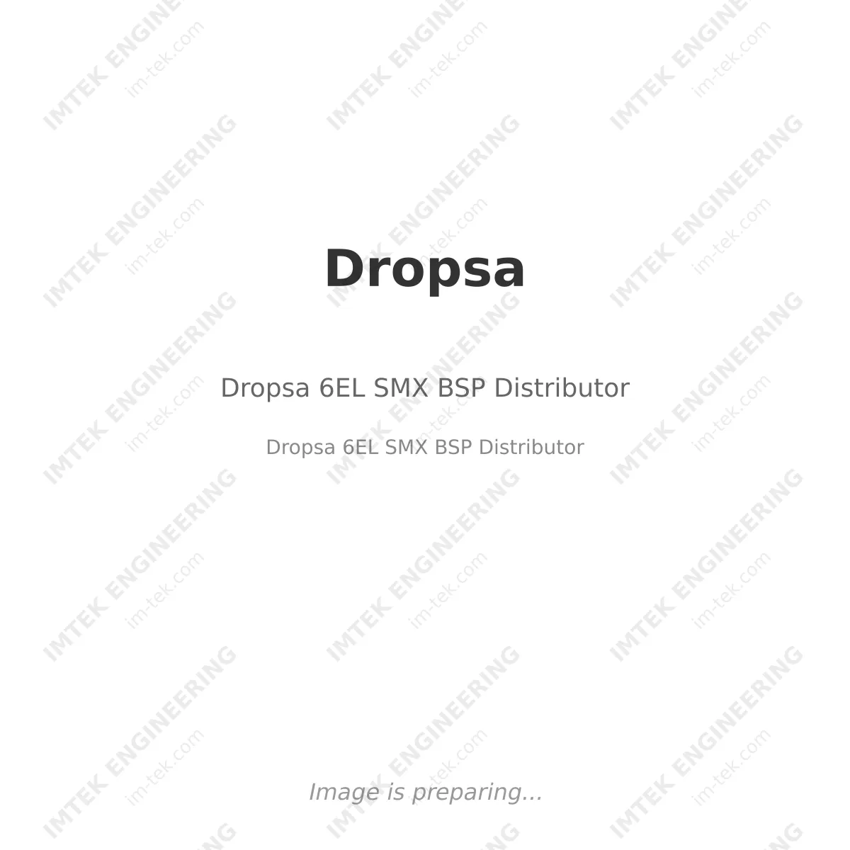 Dropsa Dropsa 6EL SMX BSP Distributor - Dropsa 6EL SMX BSP Distributor
