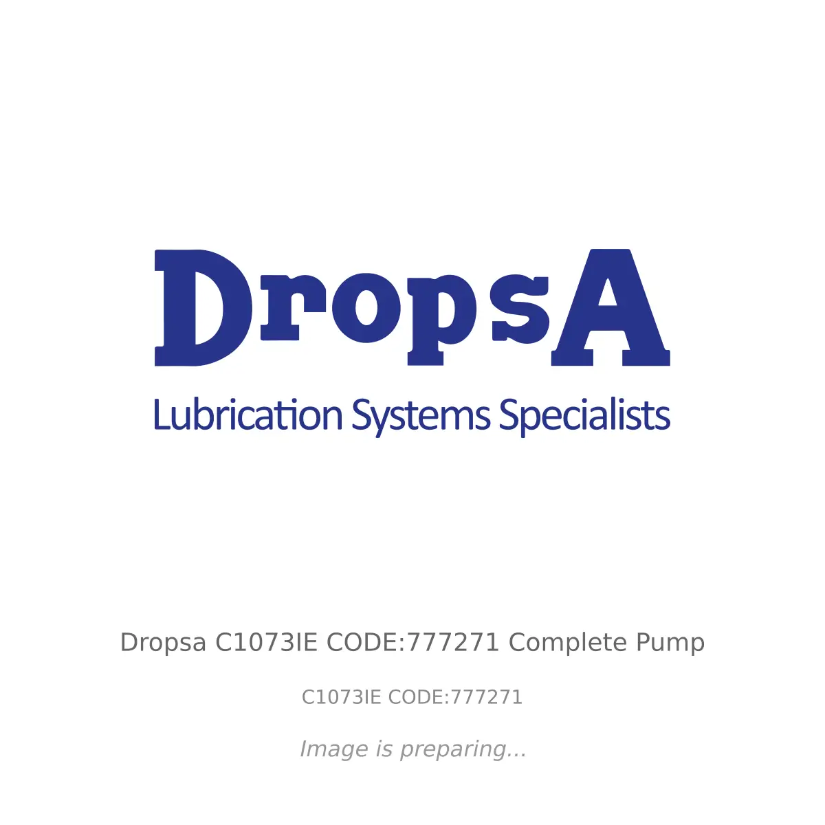Dropsa - Dropsa C1073IE CODE:777271 Complete Pump Dropsa Dropsa C1073IE CODE:777271 Complete Pump - C1073IE CODE:777271