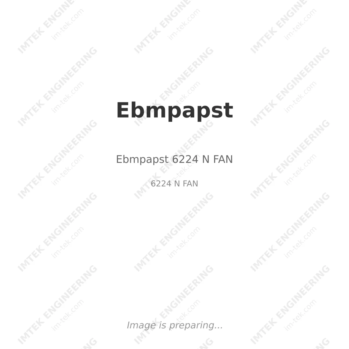 Ebmpapst Ebmpapst 6224 N FAN - 6224 N FAN