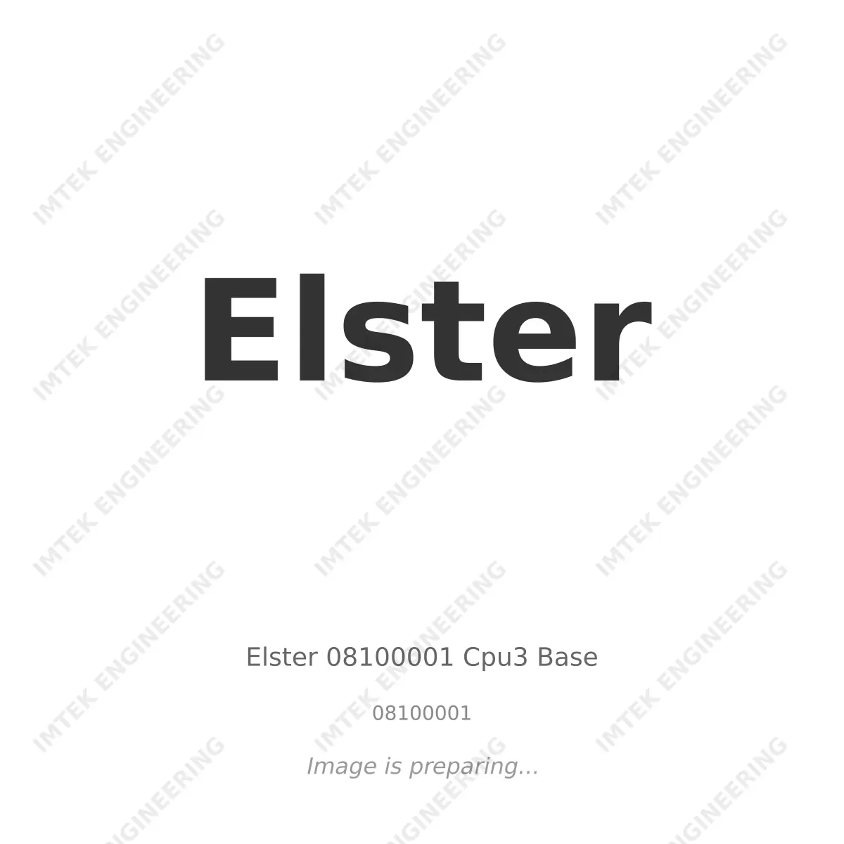 Elster Elster 08100001 Cpu3 Base - 08100001