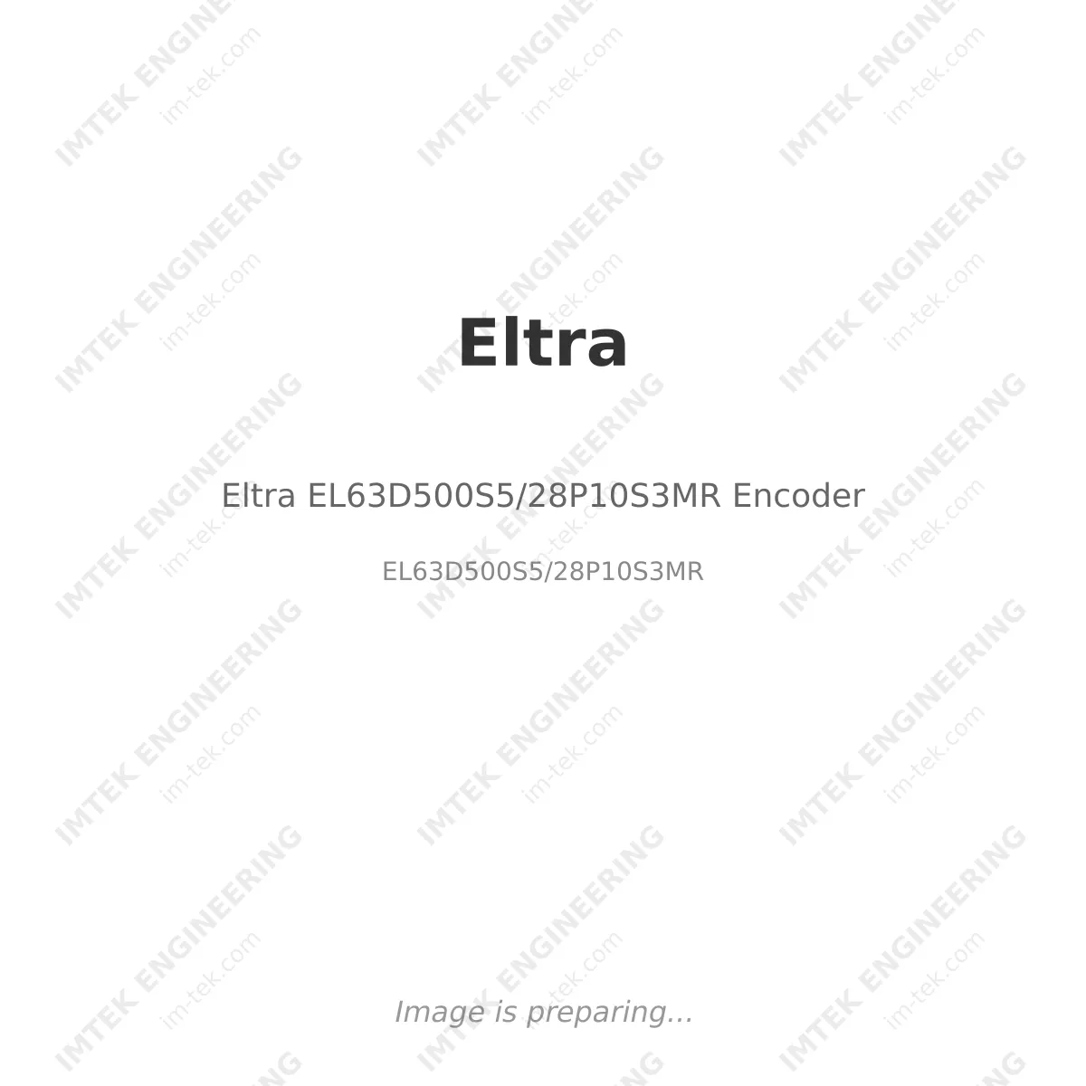 Eltra Eltra EL63D500S5/28P10S3MR Encoder - EL63D500S5/28P10S3MR