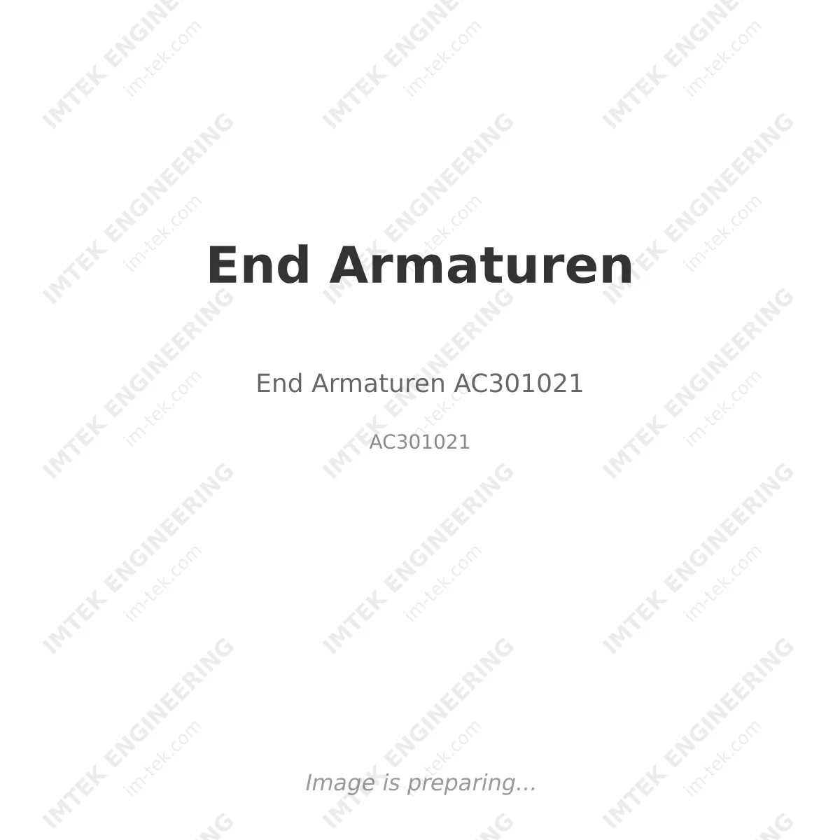 End Armaturen End Armaturen AC301021 - AC301021