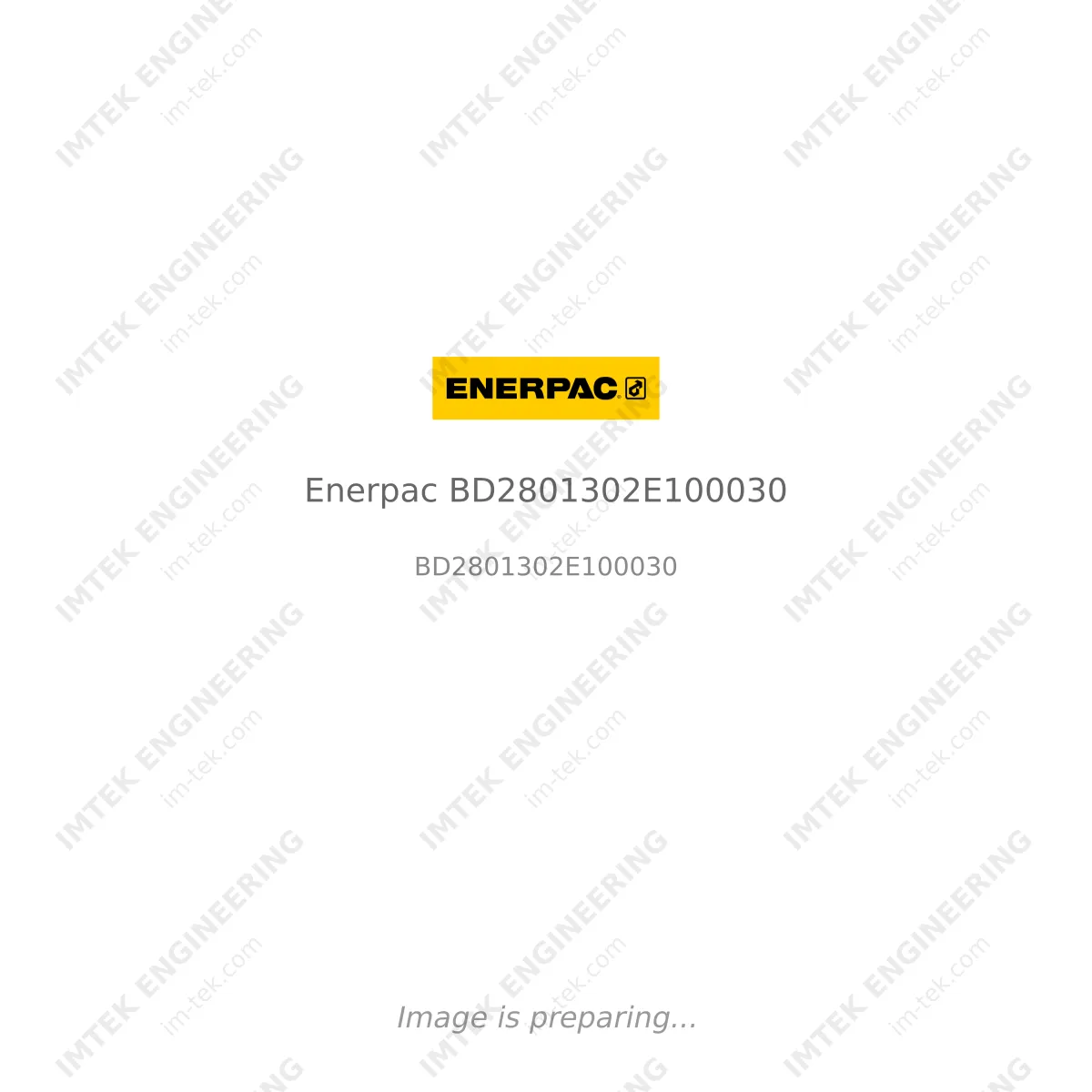 Enerpac Enerpac BD2801302E100030 - BD2801302E100030