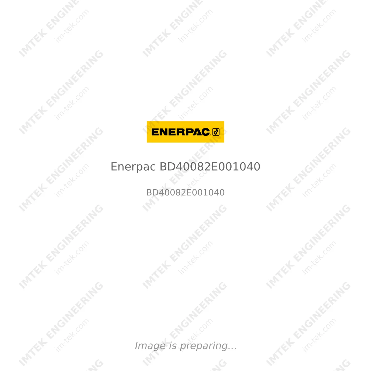 Enerpac Enerpac BD40082E001040 - BD40082E001040