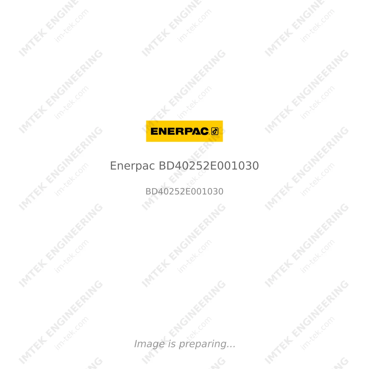 Enerpac Enerpac BD40252E001030 - BD40252E001030