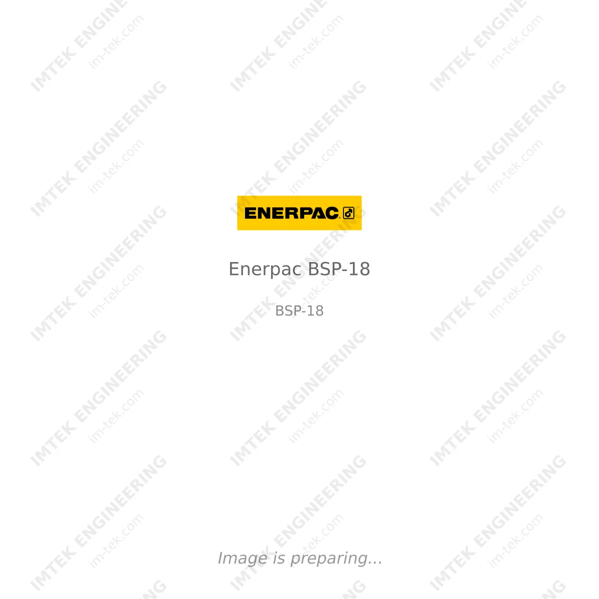 Enerpac - Enerpac BSP-18 Enerpac Enerpac BSP-18 - BSP-18