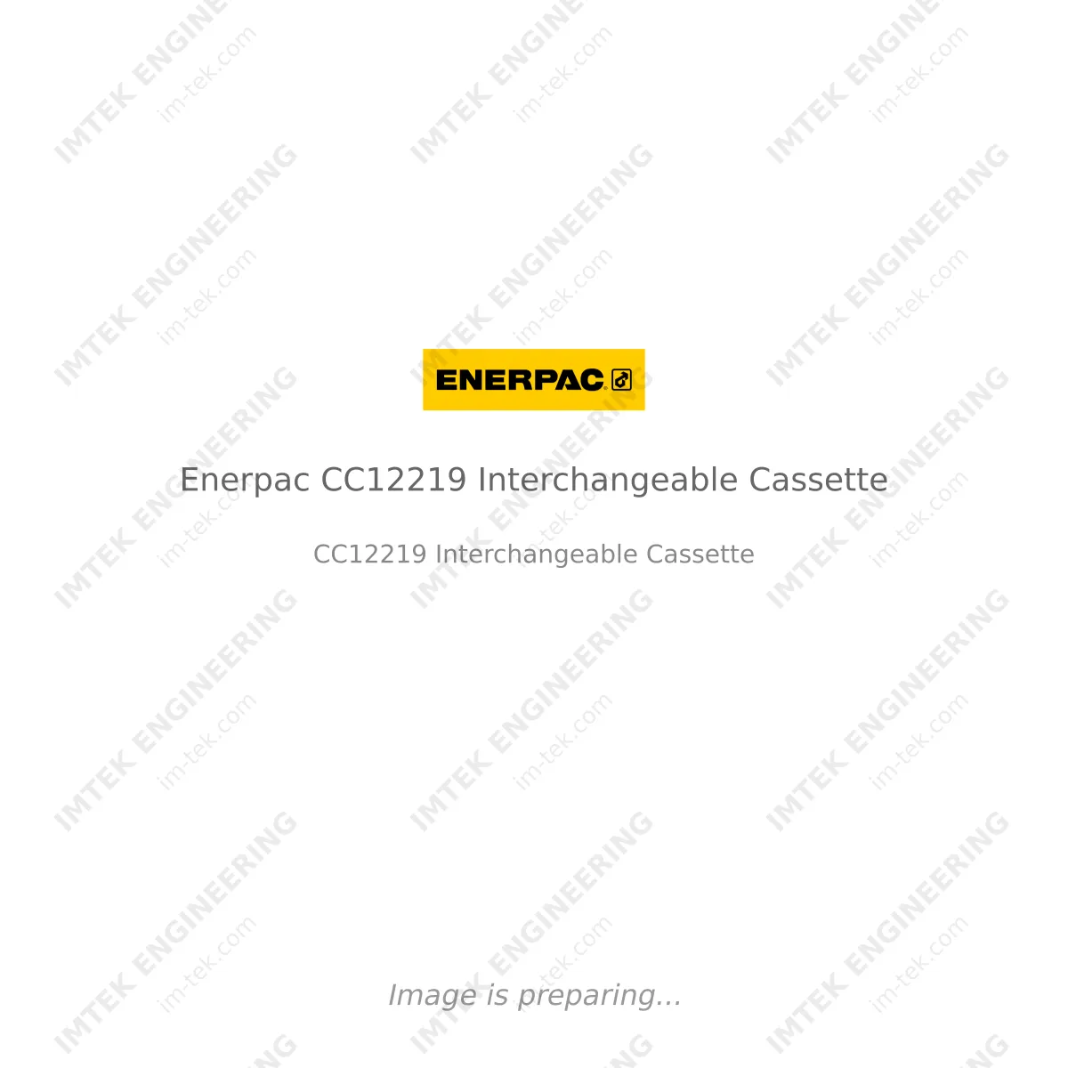 Enerpac Enerpac CC12219 Interchangeable Cassette - CC12219 Interchangeable Cassette