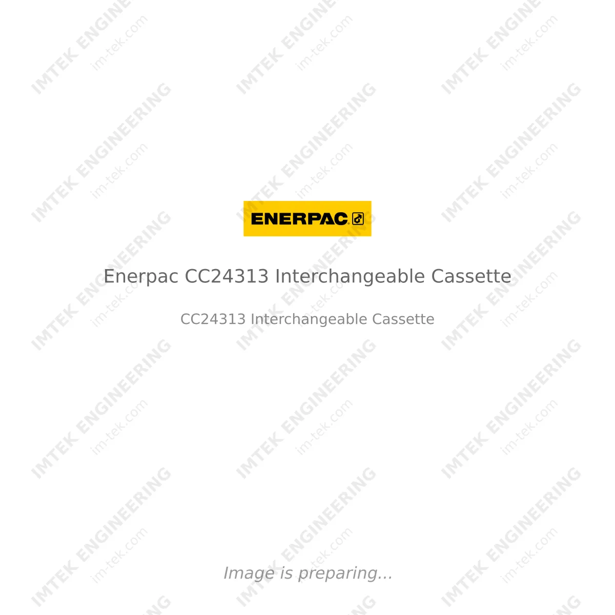 Enerpac Enerpac CC24313 Interchangeable Cassette - CC24313 Interchangeable Cassette