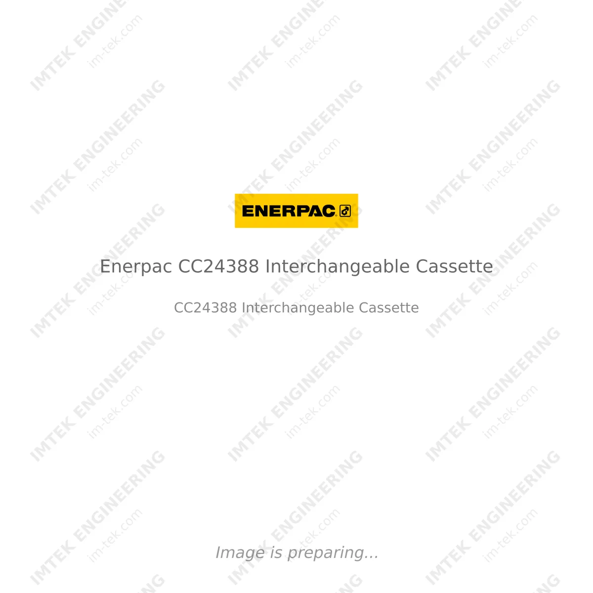 Enerpac Enerpac CC24388 Interchangeable Cassette - CC24388 Interchangeable Cassette