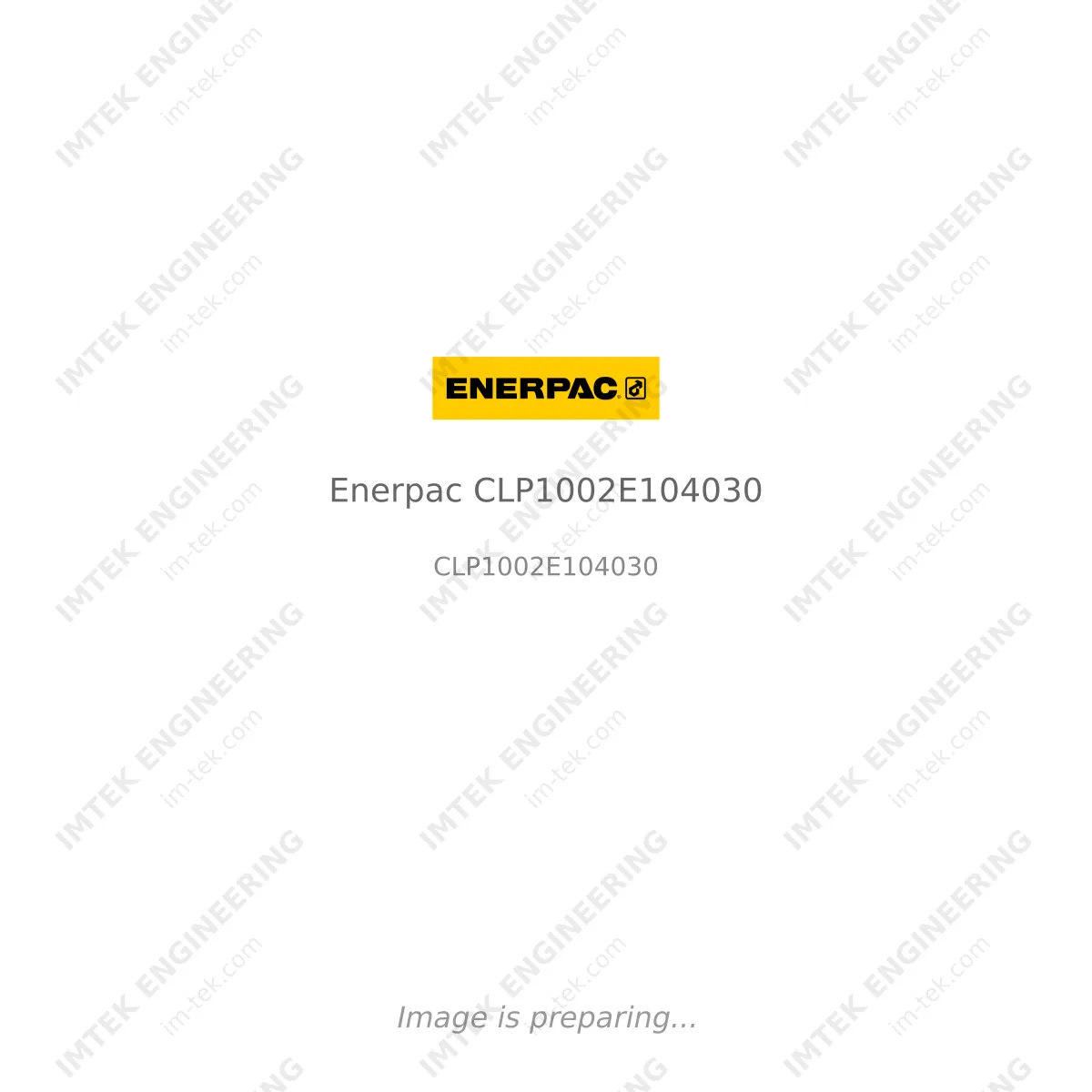 Enerpac Enerpac CLP1002E104030 - CLP1002E104030
