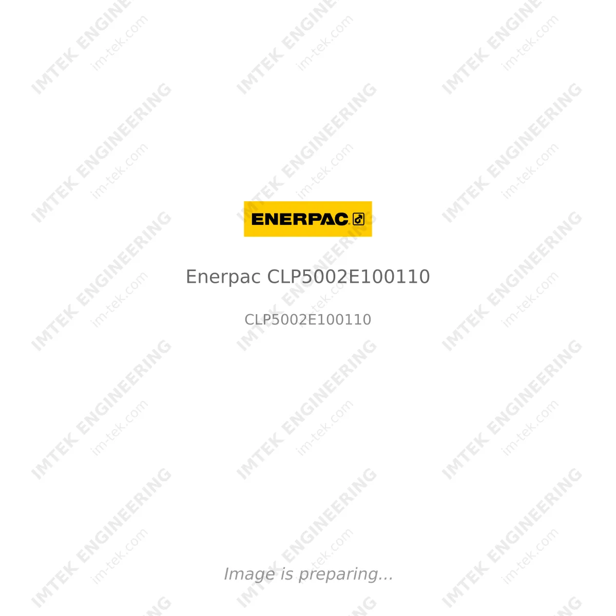 Enerpac Enerpac CLP5002E100110 - CLP5002E100110