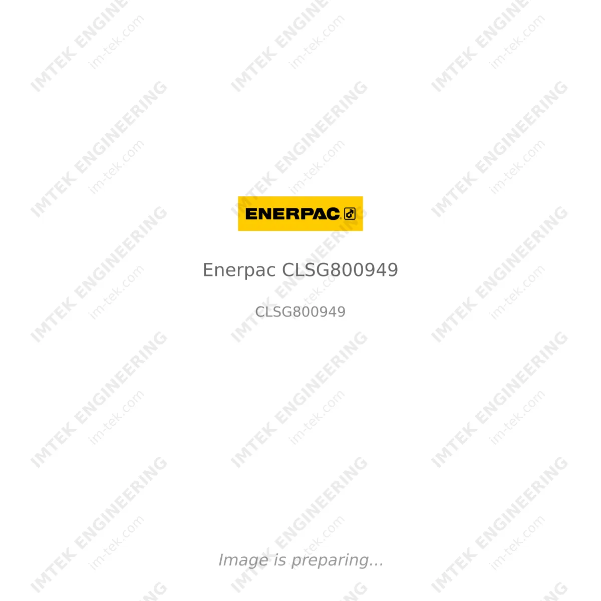 Enerpac Enerpac CLSG800949 - CLSG800949