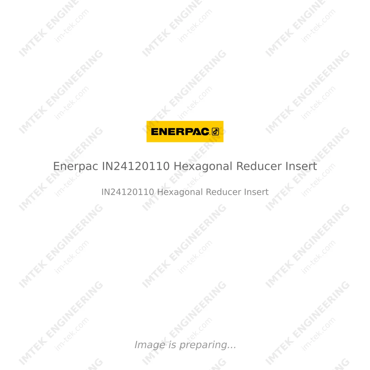 Enerpac Enerpac IN24120110 Hexagonal Reducer Insert - IN24120110 Hexagonal Reducer Insert
