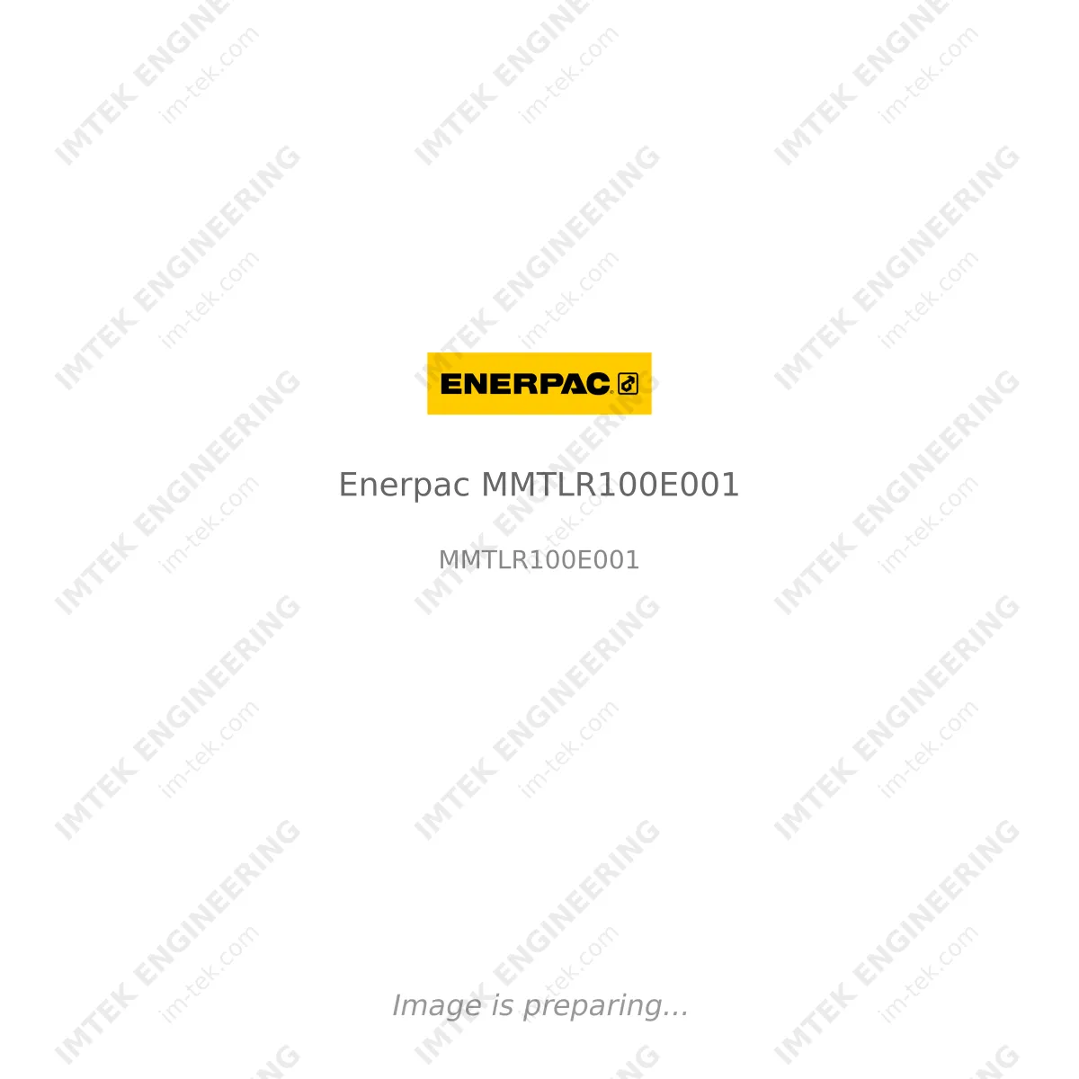 Enerpac Enerpac MMTLR100E001 - MMTLR100E001