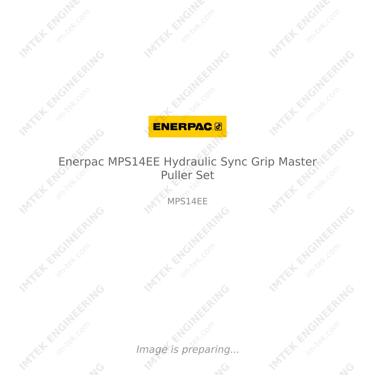 Enerpac Enerpac MPS14EE Hydraulic Sync Grip Master Puller Set - MPS14EE
