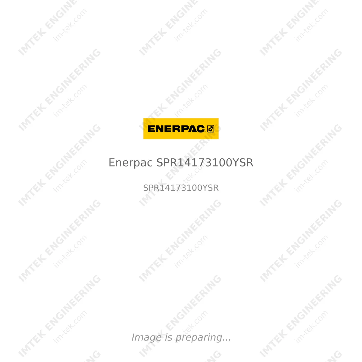 Enerpac Enerpac SPR14173100YSR - SPR14173100YSR