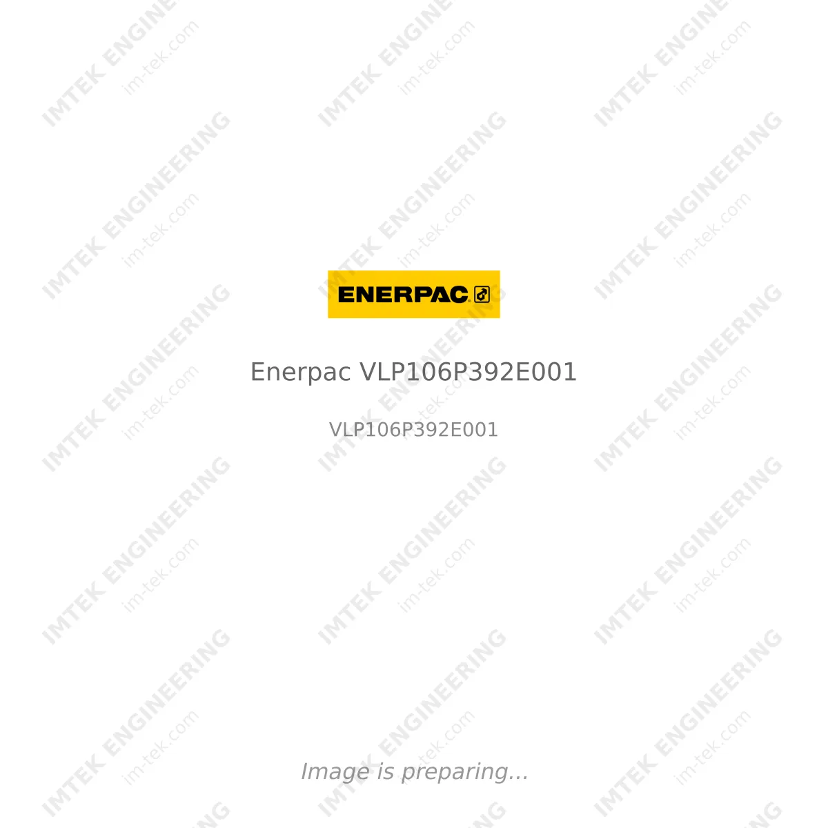 Enerpac Enerpac VLP106P392E001 - VLP106P392E001