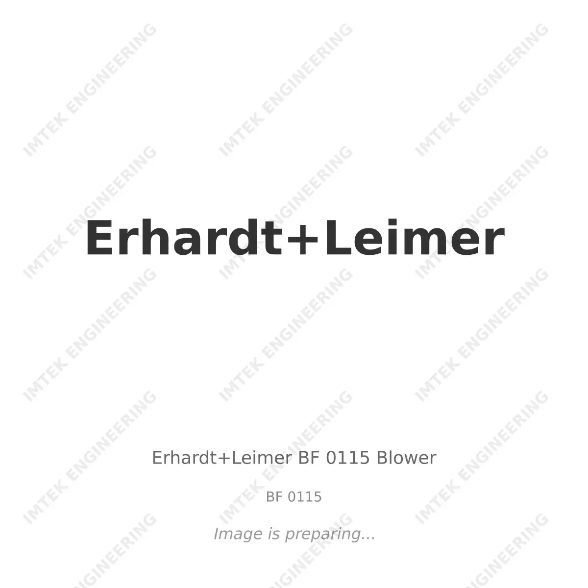 Erhardt+Leimer Erhardt+Leimer BF 0115 Blower - BF 0115