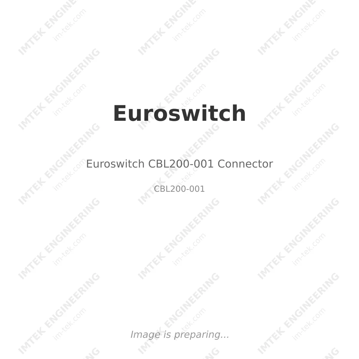 Euroswitch Euroswitch CBL200-001 Connector - CBL200-001