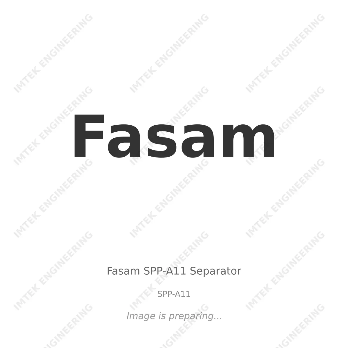 Fasam Fasam SPP-A11 Separator - SPP-A11