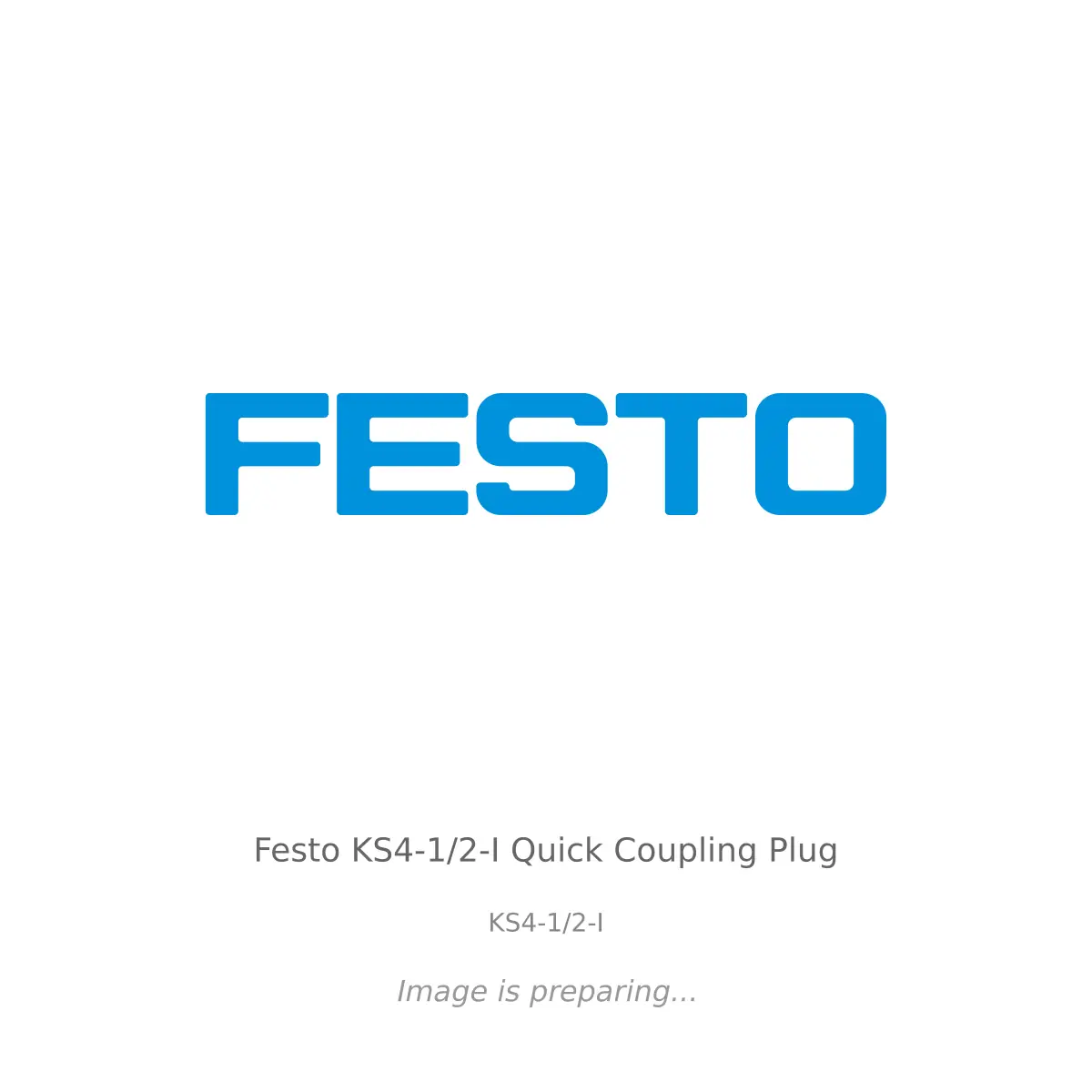 Festo Festo KS4-1/2-I Quick Coupling Plug - KS4-1/2-I