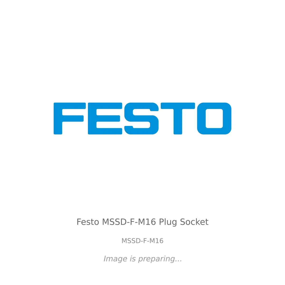 Festo Festo MSSD-F-M16 Plug Socket - MSSD-F-M16