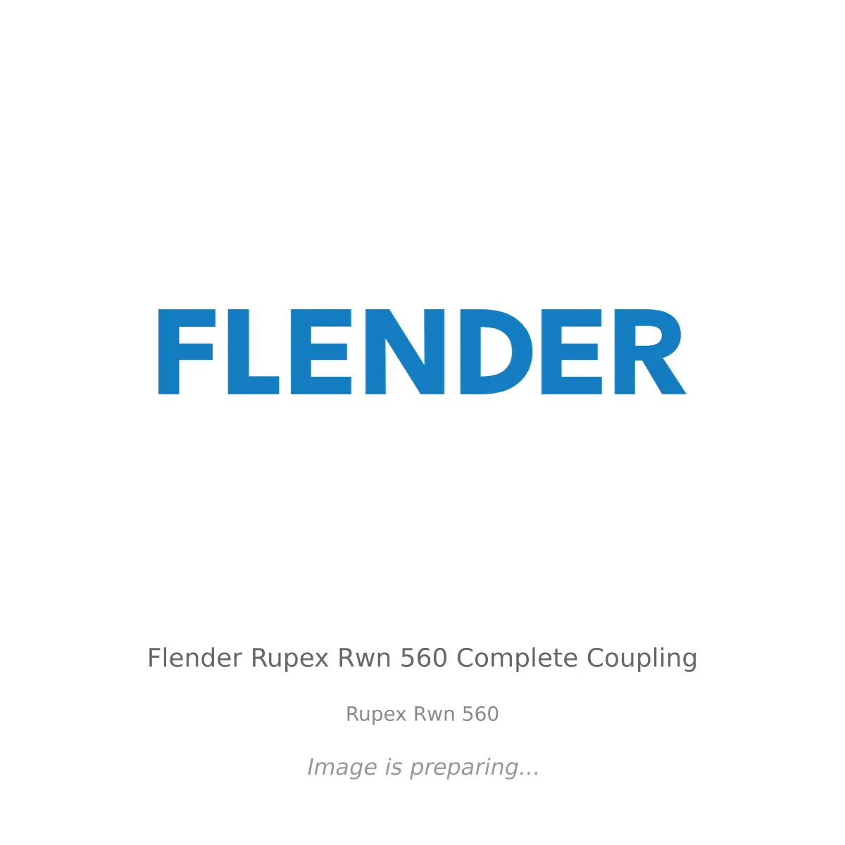 Flender Flender Rupex Rwn 560 Complete Coupling - Rupex Rwn 560