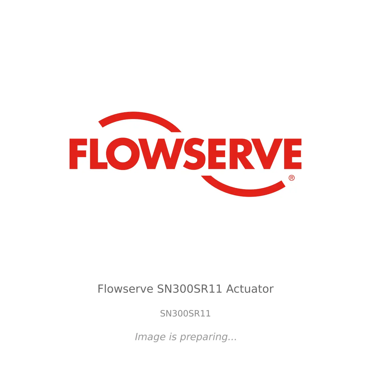 Flowserve Flowserve SN300SR11 Actuator - SN300SR11