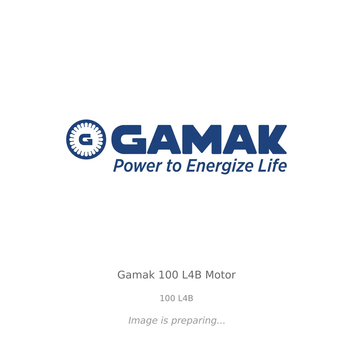 Gamak - Gamak 100 L4B Motor Gamak Gamak 100 L4B Motor - 100 L4B