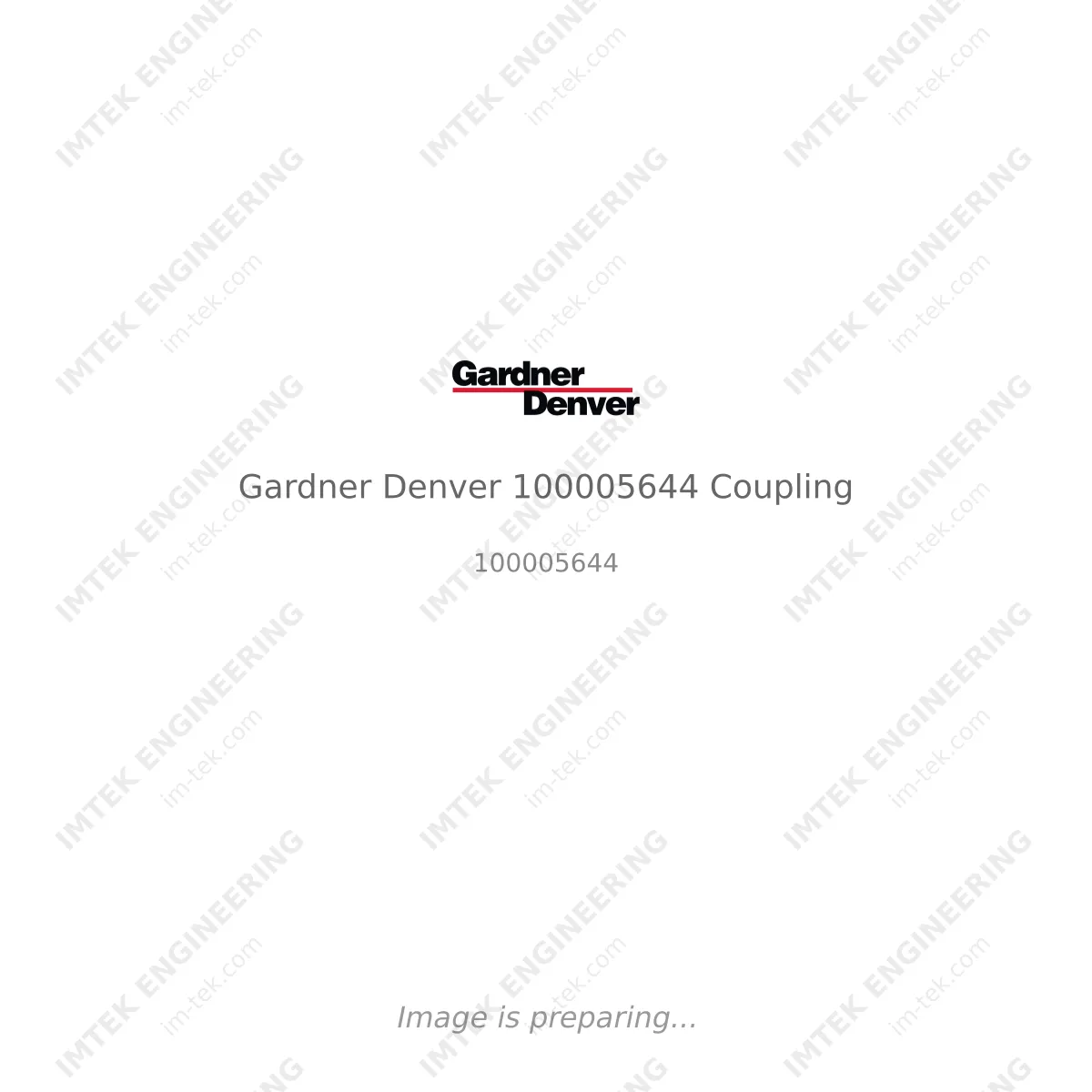 Gardner Denver Gardner Denver 100005644 Coupling - 100005644