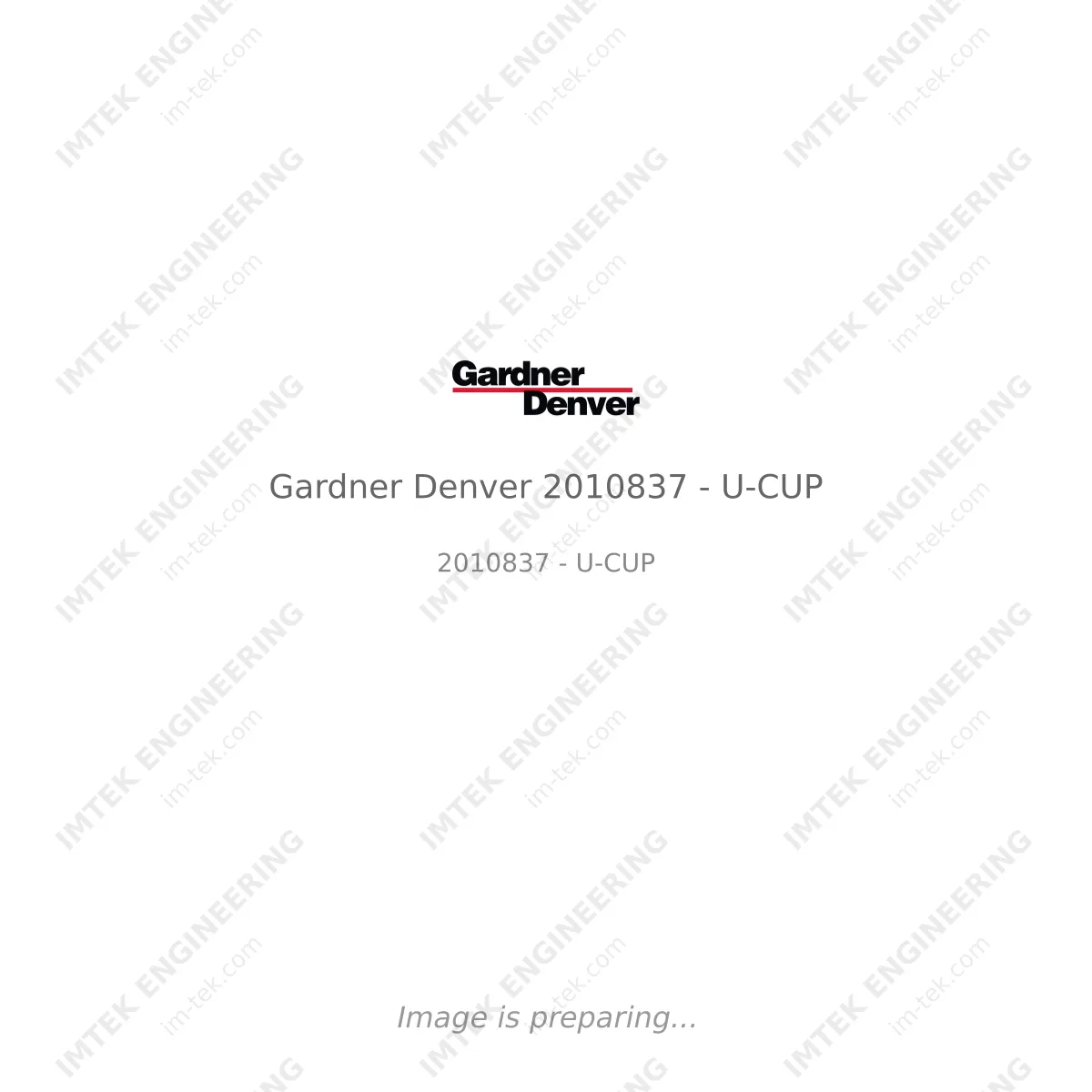 Gardner Denver Gardner Denver 2010837 - U-CUP - 2010837 - U-CUP