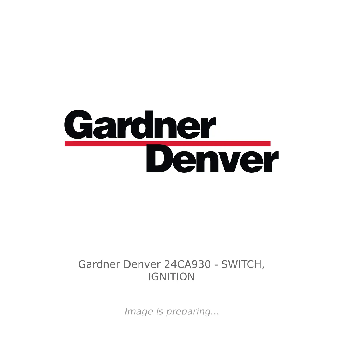 Gardner Denver Gardner Denver 24CA930 - SWITCH, IGNITION