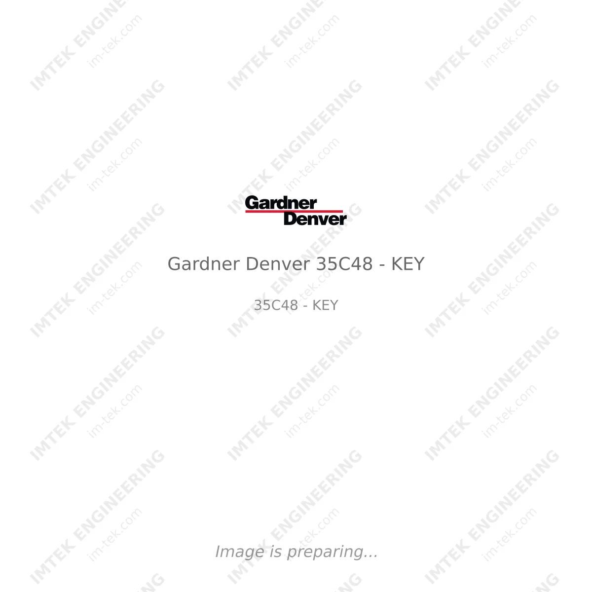 Gardner Denver Gardner Denver 35C48 - KEY - 35C48 - KEY