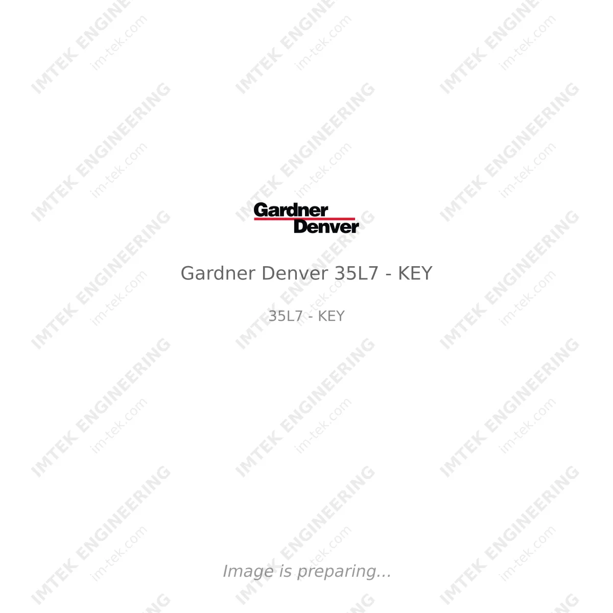 Gardner Denver Gardner Denver 35L7 - KEY - 35L7 - KEY