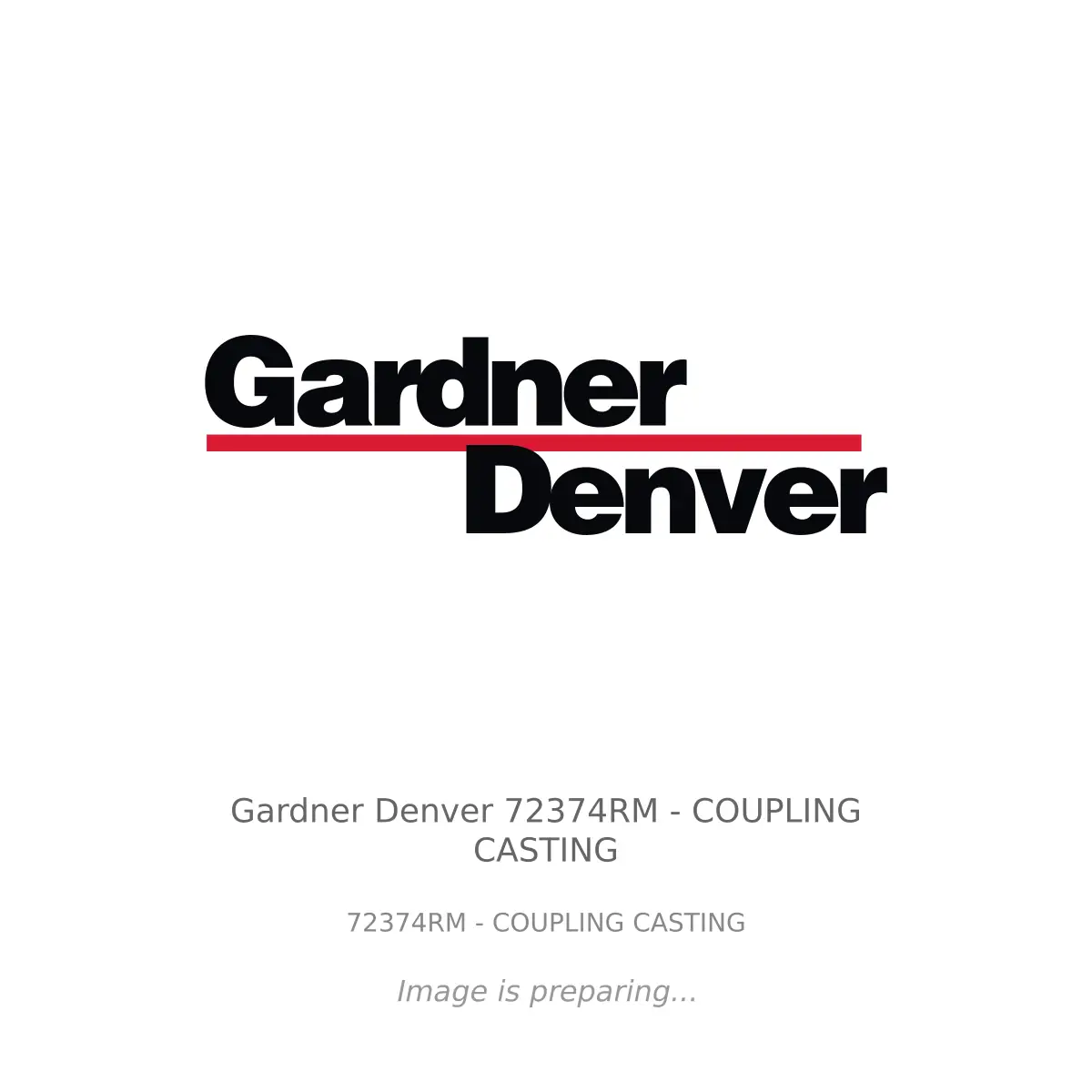 Gardner Denver Gardner Denver 72374RM - COUPLING CASTING - 72374RM - COUPLING CASTING
