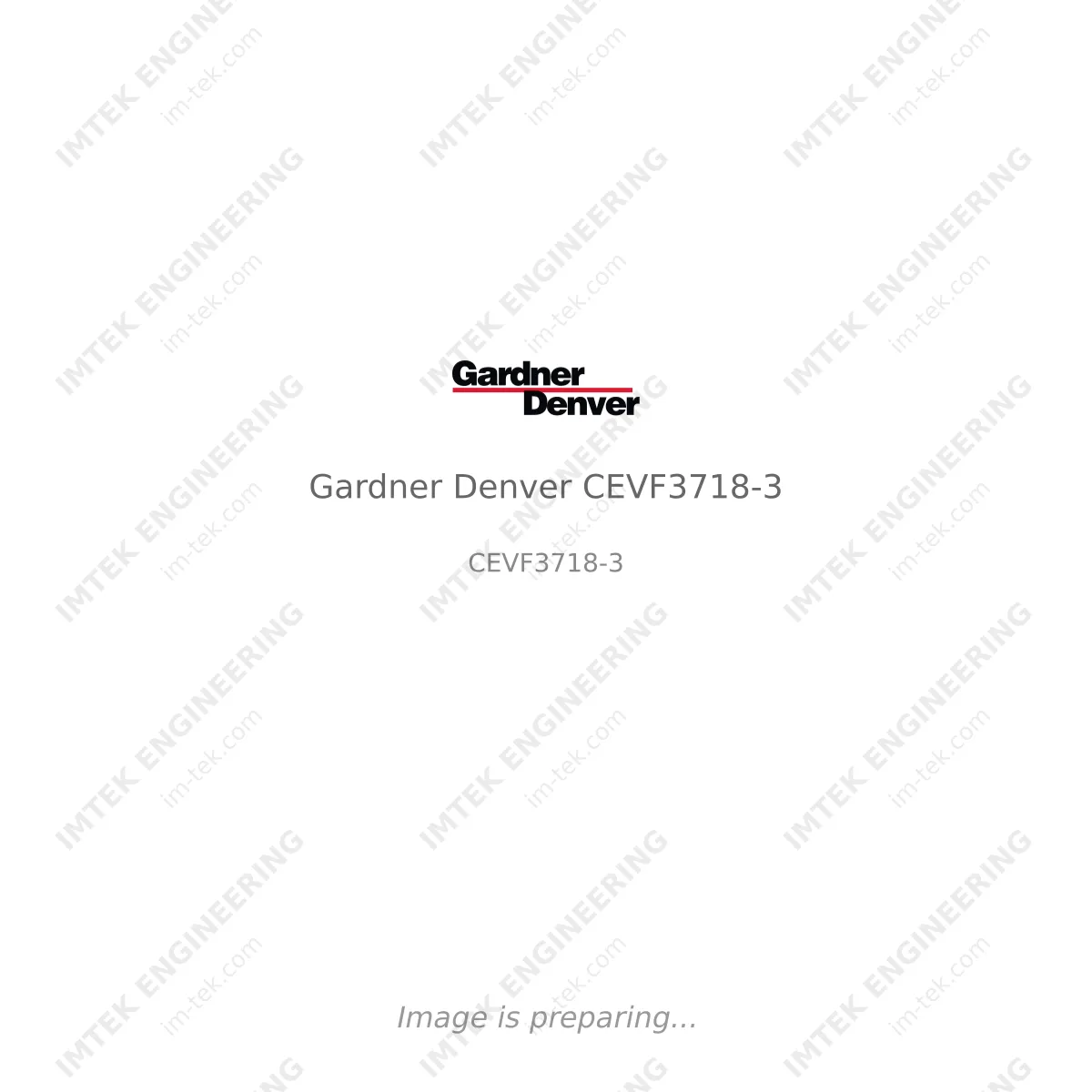 Gardner Denver Gardner Denver CEVF3718-3 - CEVF3718-3