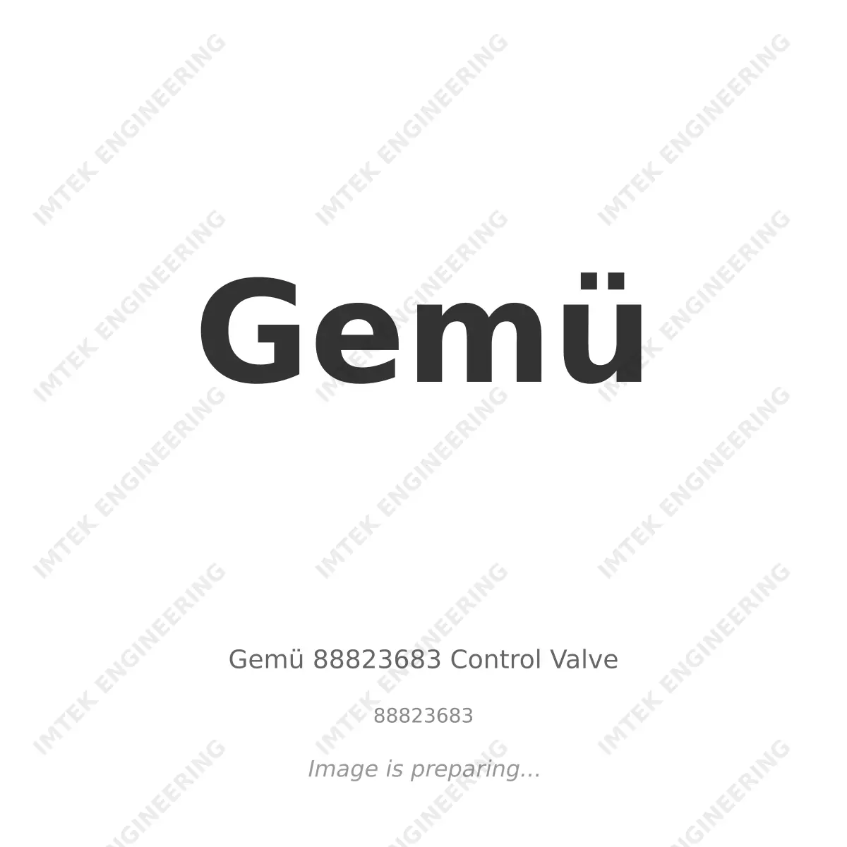 Gemü Gemu 88823683 Control Valve - 88823683