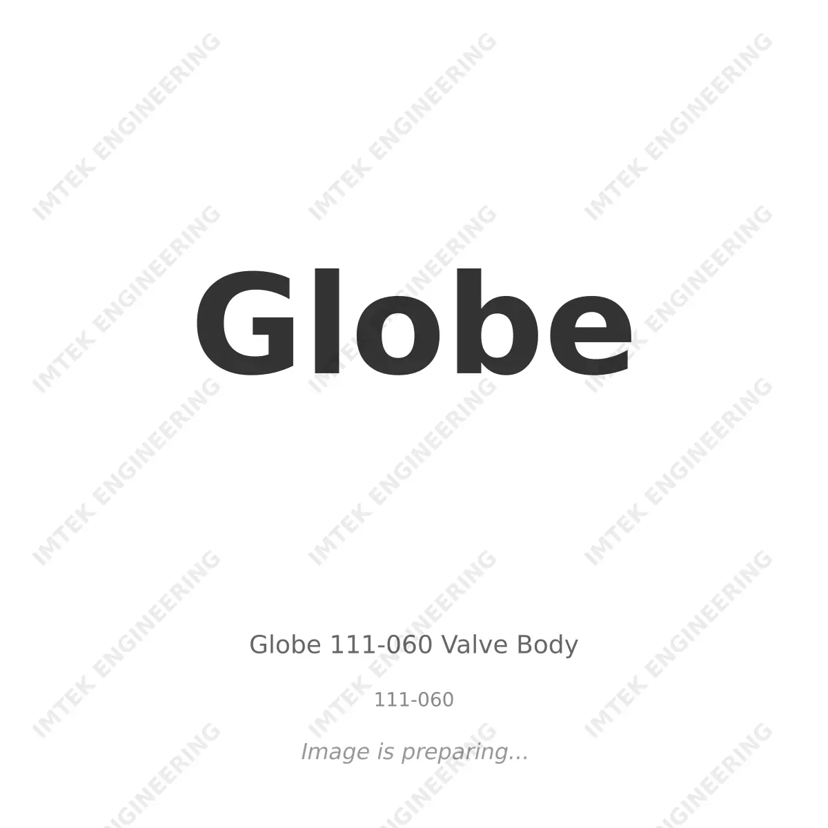 Globe Globe 111-060 Valve Body - 111-060