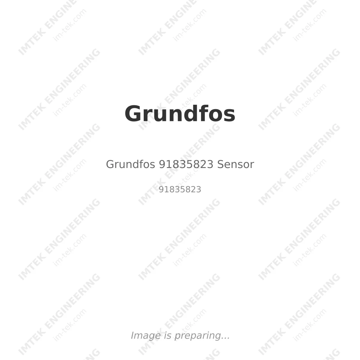 Grundfos Grundfos 91835823 Sensor - 91835823