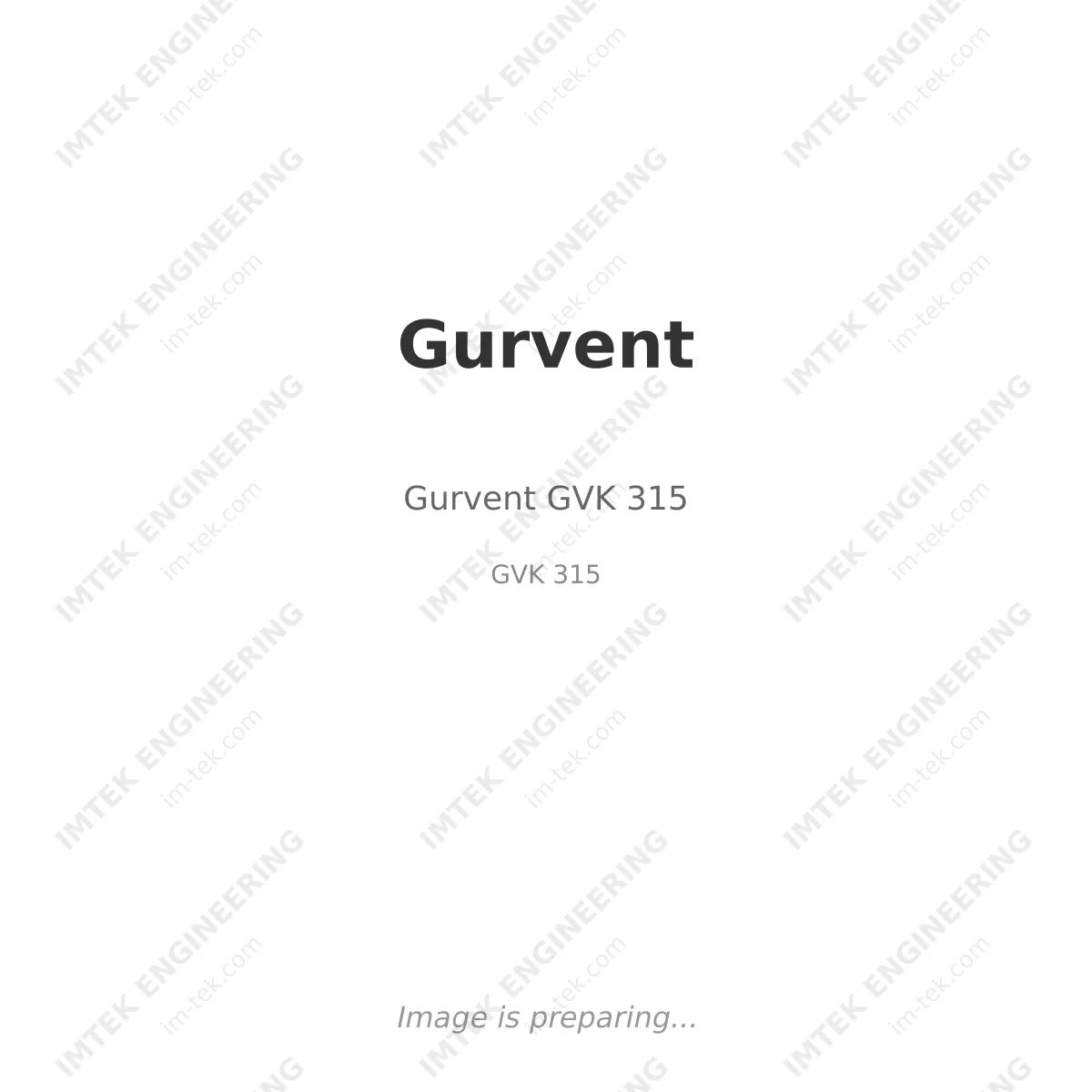 Gurvent Gurvent GVK 315 - GVK 315