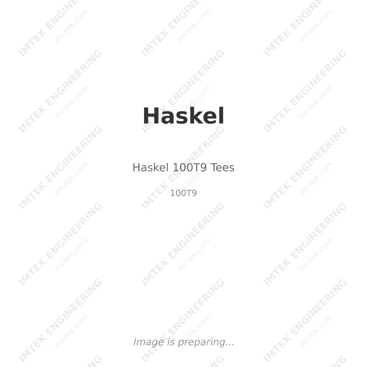 Haskel Haskel 100T9 Tees - 100T9