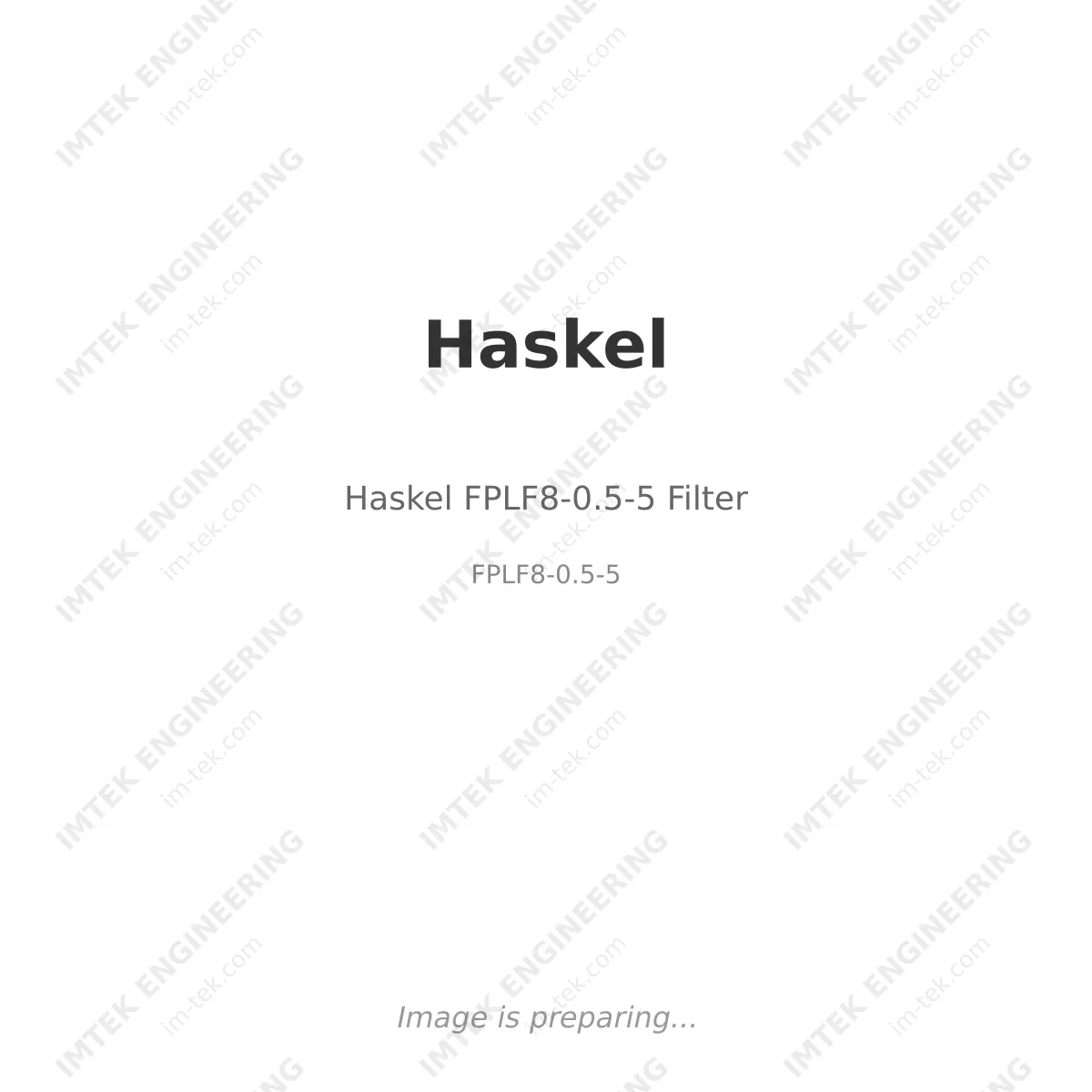 Haskel Haskel FPLF8-0.5-5 Filter - FPLF8-0.5-5