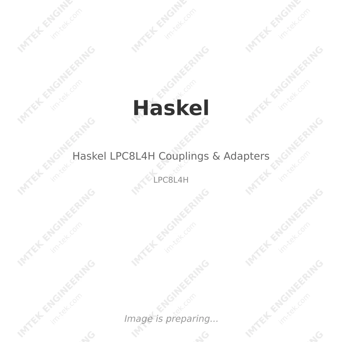 Haskel Haskel LPC8L4H Couplings & Adapters - LPC8L4H