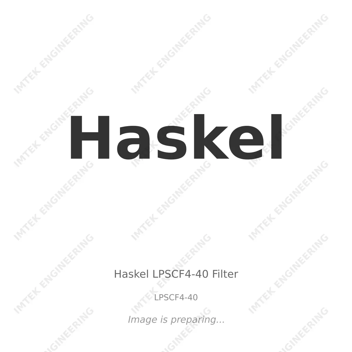Haskel Haskel LPSCF4-40 Filter - LPSCF4-40