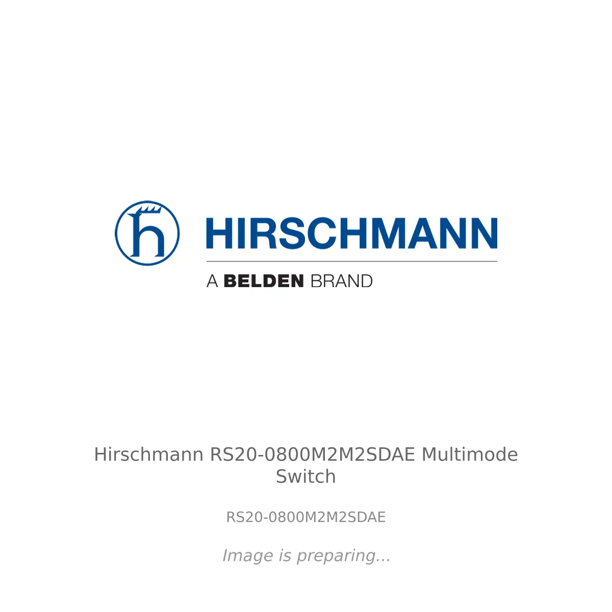 Hirschmann Hirschmann RS20-0800M2M2SDAE Multimode Switch - RS20-0800M2M2SDAE