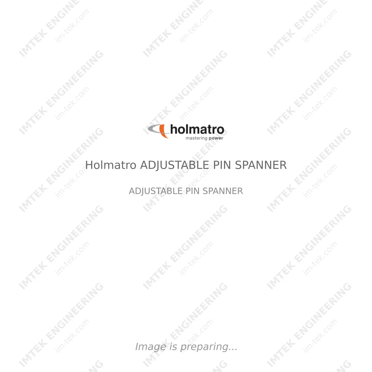 Holmatro Holmatro ADJUSTABLE PIN SPANNER - ADJUSTABLE PIN SPANNER