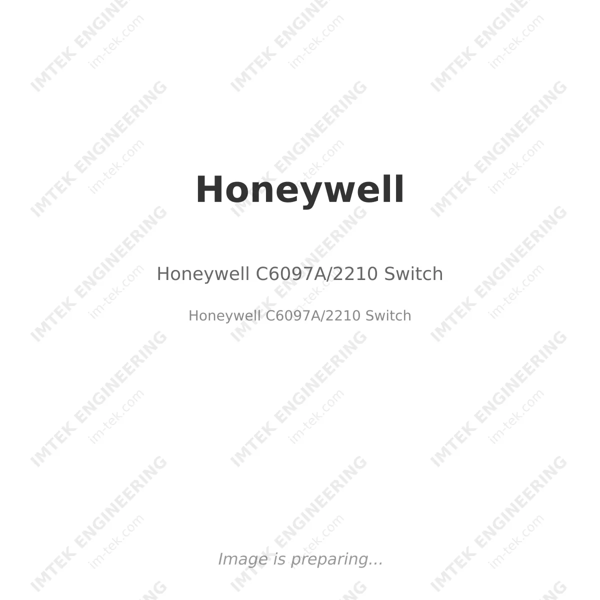 Honeywell Honeywell C6097A/2210 Switch - Honeywell C6097A/2210 Switch