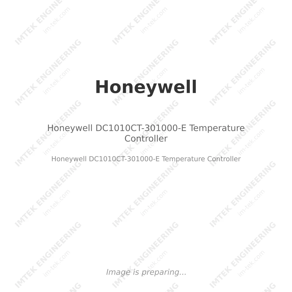 Honeywell Honeywell DC1010CT-301000-E Temperature Controller - Honeywell DC1010CT-301000-E Temperature Controller
