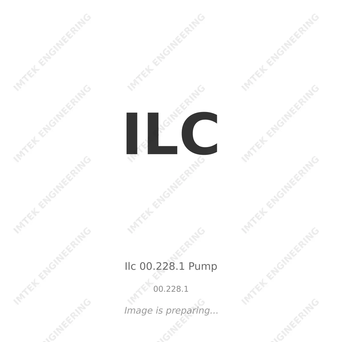 ILC Ilc 00.228.1 Pump - 00.228.1